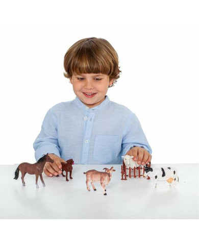 Set of Farm Animals Moltó 6 Pieces Plastic