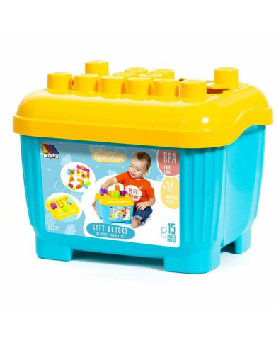 Construction set Moltó Blocks & Puzzles 15 Pieces