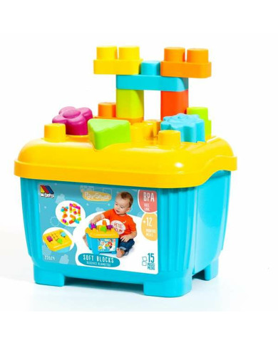 Construction set Moltó Blocks & Puzzles 15 Pieces