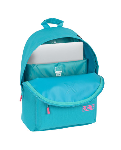 Laptop Backpack Munich  munich basicos  Turquoise