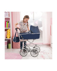 Doll Stroller Reig Classic Deluxe 70 x 42 x 89 cm Blue