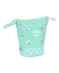 Pencil Holder Case Glow Lab Pepa Green (8 x 19 x 6 cm)