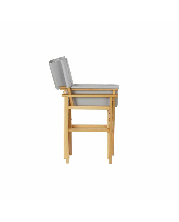Garden chair DKD Home Decor Grey Natural Pinewood 56 x 48 x 87 cm (56 x 48 x 87 cm)