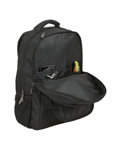 Rucksack for Laptop and Tablet with USB Output Safta 15,6'' Black 30 x 43 x 16 cm