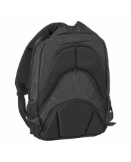 Rucksack for Laptop and Tablet with USB Output Safta 15,6'' Black 30 x 43 x 16 cm