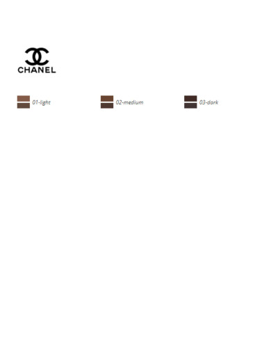 Eyebrow Make-up Chanel