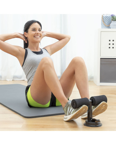 Sit-up Bar for Abdominals with Suction Pad and Exercise Guide CoreUp InnovaGoods