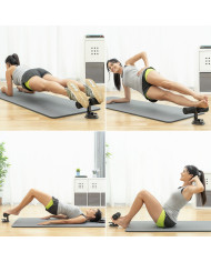 Sit-up Bar for Abdominals with Suction Pad and Exercise Guide CoreUp InnovaGoods
