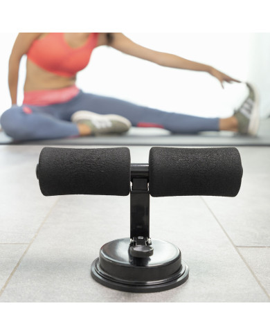 Sit-up Bar for Abdominals with Suction Pad and Exercise Guide CoreUp InnovaGoods