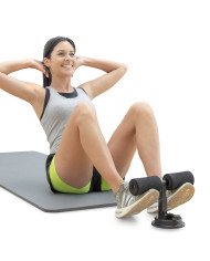 Sit-up Bar for Abdominals with Suction Pad and Exercise Guide CoreUp InnovaGoods