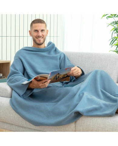 Single Sleeved Blanket with Central Pocket Faboulazy InnovaGoods