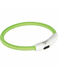 LED Collar for Pets Trixie Flash USB Green