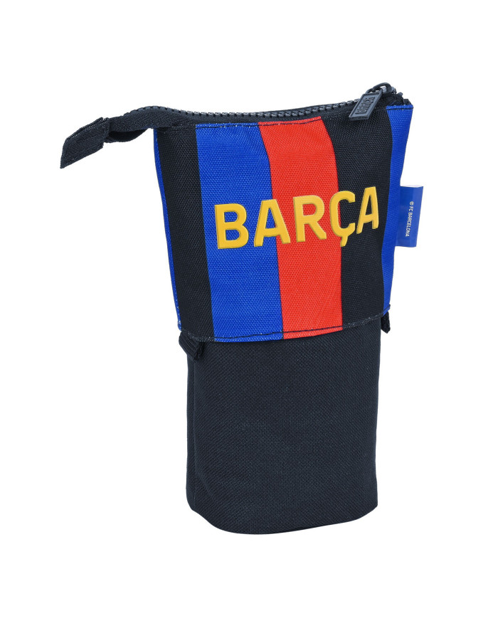 Pencil Holder Case F.C. Barcelona Maroon Navy Blue (8 x 19 x 6 cm)