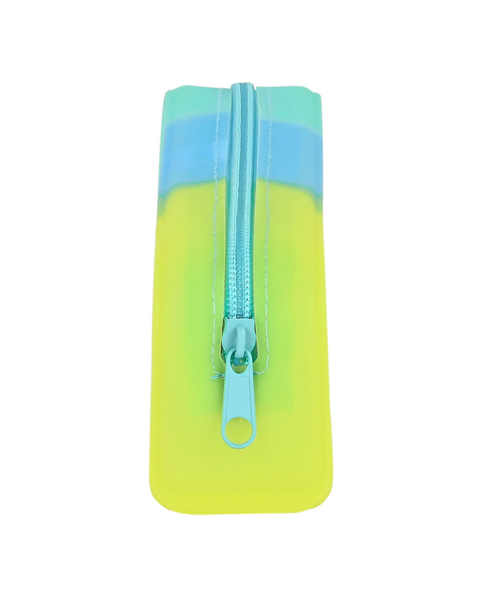 School Case Safta Blue Green Yellow (18.5 x 7.5 x 5.5 cm)