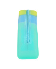 School Case Safta Blue Green Yellow (18.5 x 7.5 x 5.5 cm)