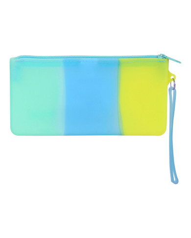 School Case Safta Blue Green Yellow (21 x 10.5 x 2 cm)