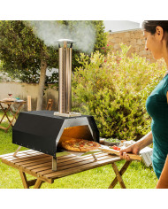 Pellet Pizza Oven with Accessories Pizzahven InnovaGoods