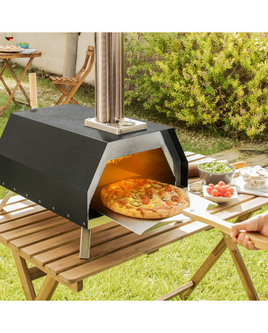Pellet Pizza Oven with Accessories Pizzahven InnovaGoods