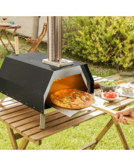 Pellet Pizza Oven with Accessories Pizzahven InnovaGoods