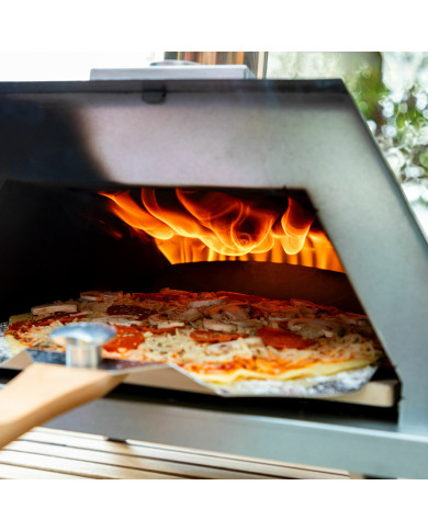 Pellet Pizza Oven with Accessories Pizzahven InnovaGoods