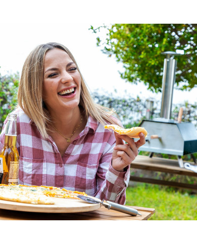 Pellet Pizza Oven with Accessories Pizzahven InnovaGoods
