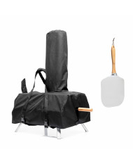 Pellet Pizza Oven with Accessories Pizzahven InnovaGoods
