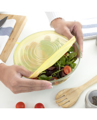 Set of 10 Reusable and Adjustable Kitchen Lids Lilyd InnovaGoods