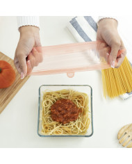 Set of 10 Reusable and Adjustable Kitchen Lids Lilyd InnovaGoods