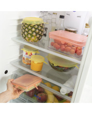 Set of 10 Reusable and Adjustable Kitchen Lids Lilyd InnovaGoods