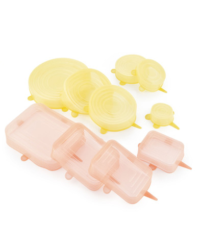 Set of 10 Reusable and Adjustable Kitchen Lids Lilyd InnovaGoods