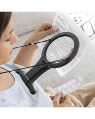 Hands-Free Magnifying Glass with LED light Zooled InnovaGoods