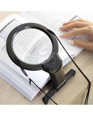 Hands-Free Magnifying Glass with LED light Zooled InnovaGoods