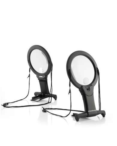 Hands-Free Magnifying Glass with LED light Zooled InnovaGoods