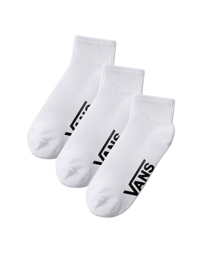 Sports Socks Vans Classic Quarter Crew White 3 Pieces