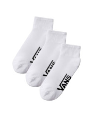 Sports Socks Vans Classic Quarter Crew White 3 Pieces