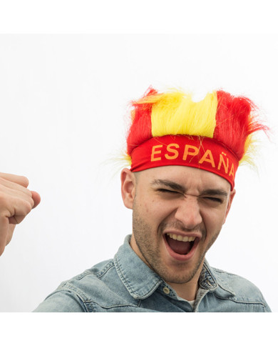 Spanish Flag Wig Hat