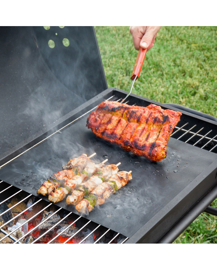 Teflon Barbecue Sheet InnovaGoods 2 Units