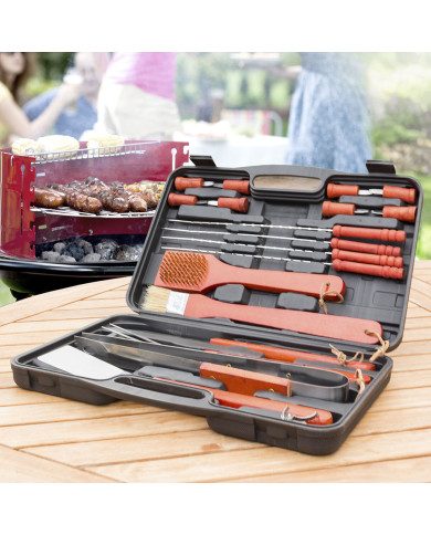 Barbecue Case Barbecase InnovaGoods 18 Pieces