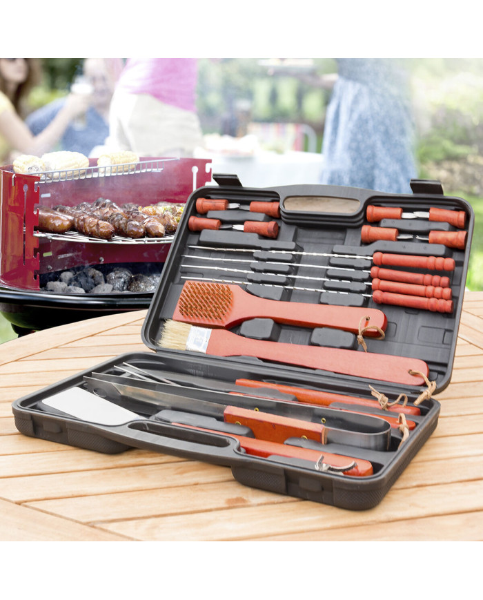 Barbecue Case Barbecase InnovaGoods 18 Pieces