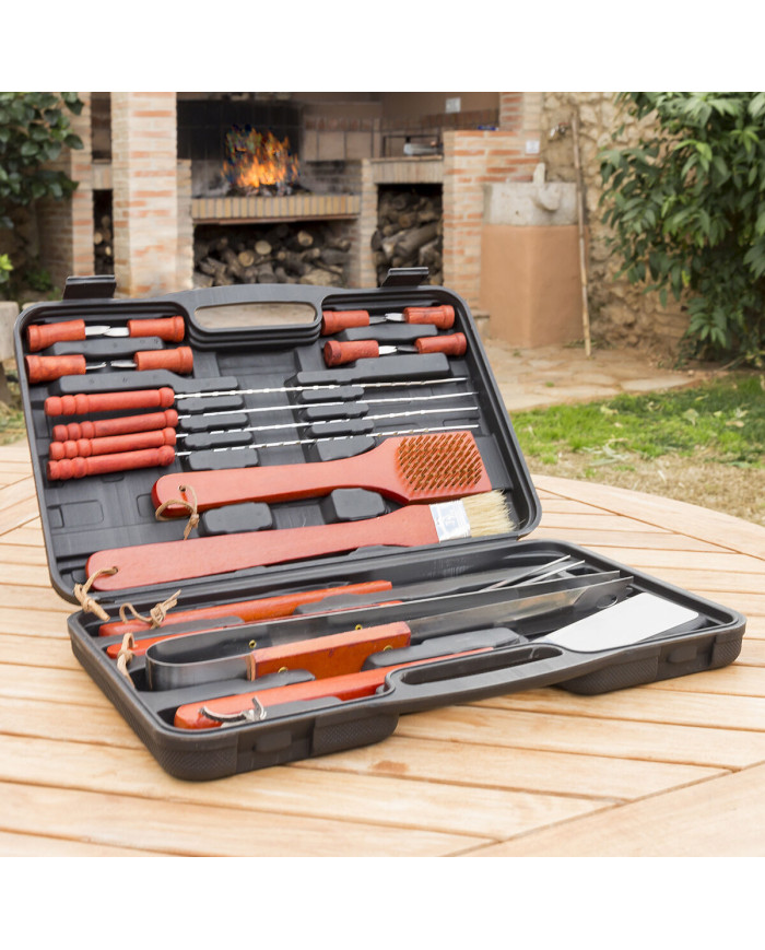 Barbecue Case Barbecase InnovaGoods 18 Pieces