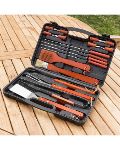 Barbecue Case Barbecase InnovaGoods 18 Pieces