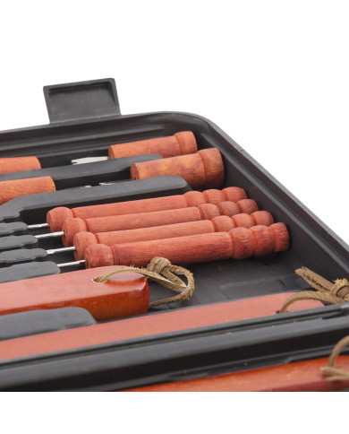 Barbecue Case Barbecase InnovaGoods 18 Pieces