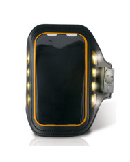 Sports Bracelet with LED KSIX 4" Black Neoprene