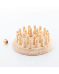 Wooden Memory Chess Taeda InnovaGoods 26 Pieces