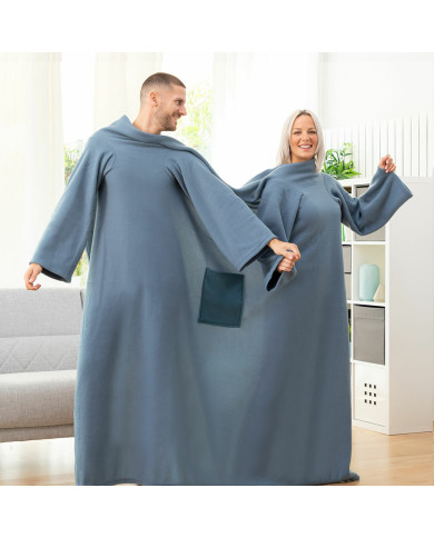 Double Sleeved Blanket with Central Pocket Doublanket InnovaGoods