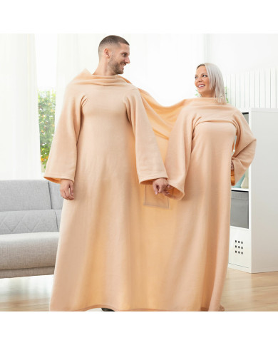 Double Sleeved Blanket with Central Pocket Doublanket InnovaGoods