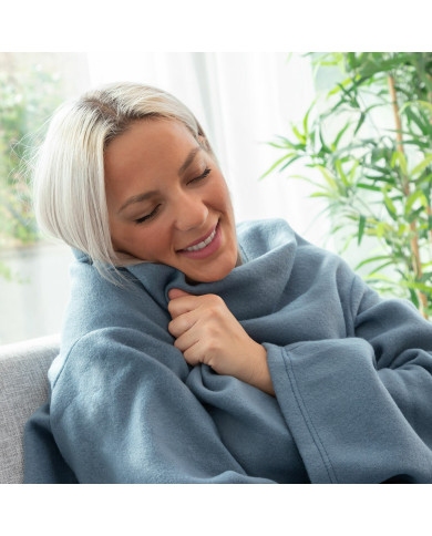 Double Sleeved Blanket with Central Pocket Doublanket InnovaGoods