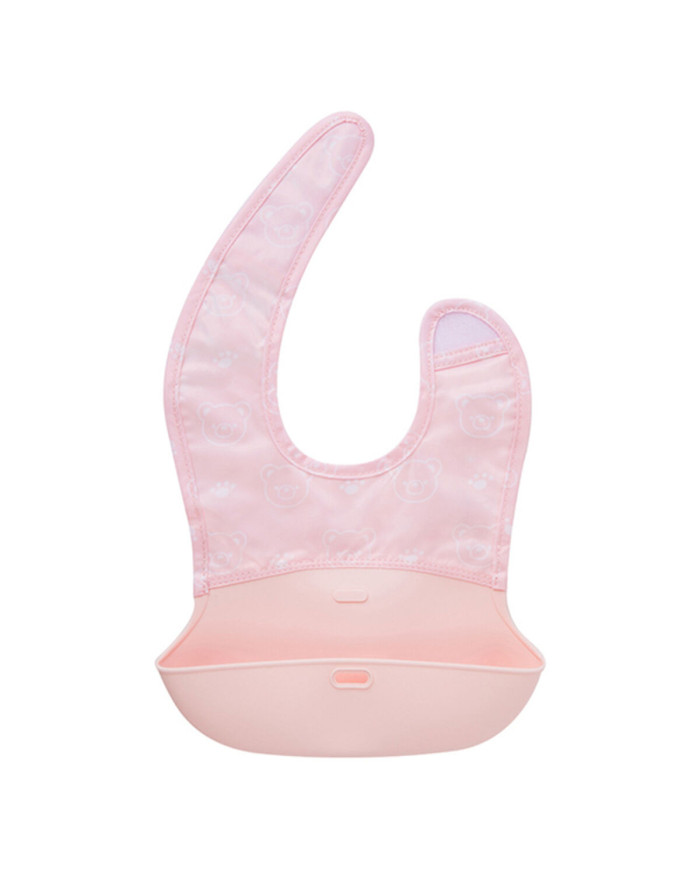 Bib Foldable Easy Light pink