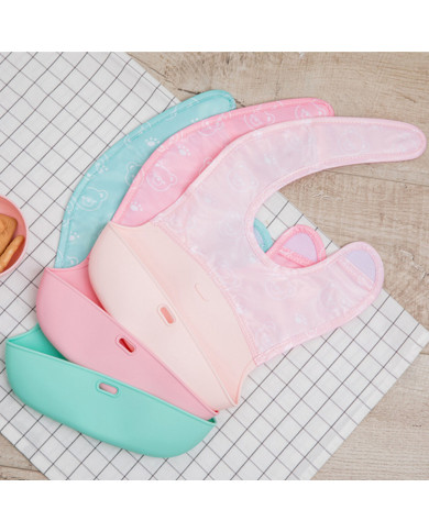 Bib Foldable Easy Light pink