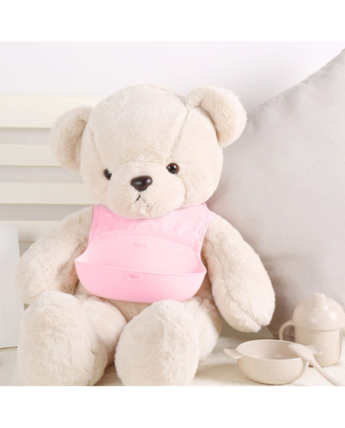 Bib Foldable Easy Pink